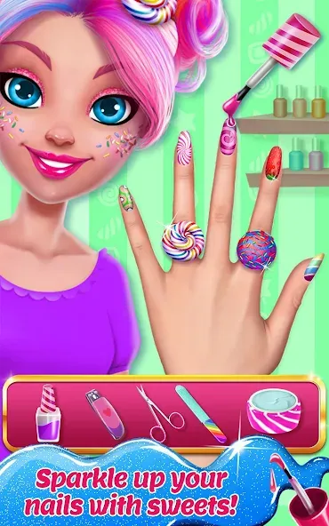 Candy Makeup Beauty Game  [МОД Mega Pack] Screenshot 3