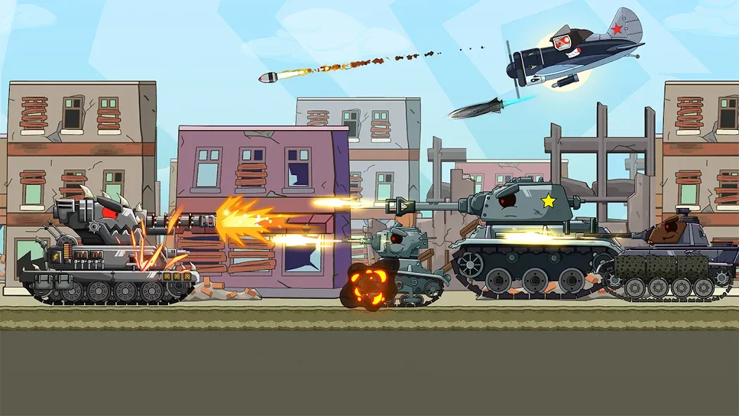 Tank Arena Steel Battle (Танковая Арена Стальное Сражение)  [МОД Меню] Screenshot 3