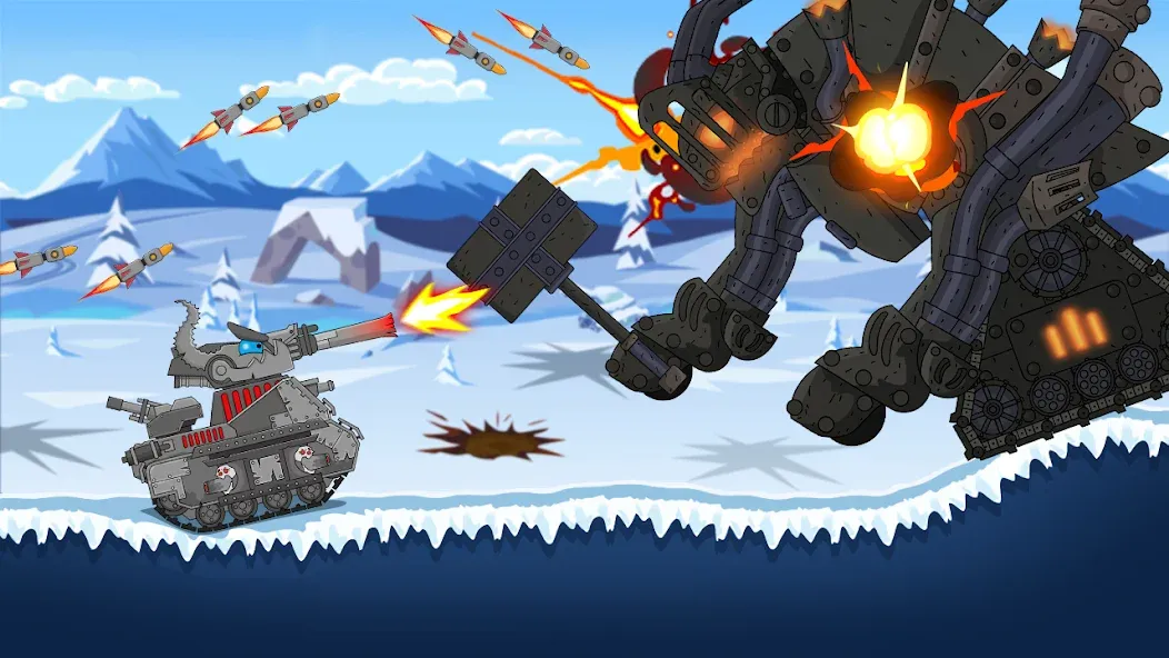 Tank Combat: War Battle (Танковый бой)  [МОД Mega Pack] Screenshot 5