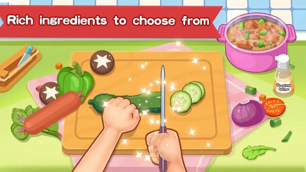 Happy Kitchen World  [МОД Много монет] Screenshot 2