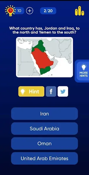 Geo Quiz: World Geo Trivia (Джио Квиз)  [МОД Много денег] Screenshot 4