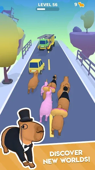 Capybara Rush (Капибара Раш)  [МОД Unlimited Money] Screenshot 4