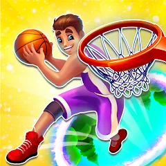 Скачать взлом Hoop World: Flip Dunk Game 3D (Хуп Ворлд) [МОД Mega Pack] на Андроид