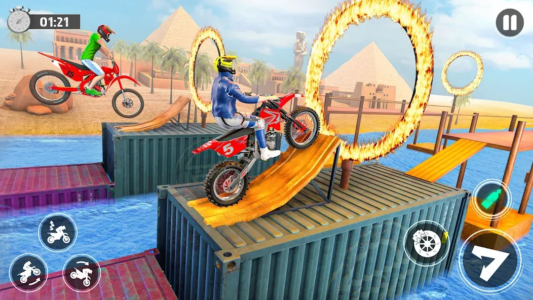 Bike Stunt Race Tricks Master  [МОД Menu] Screenshot 5