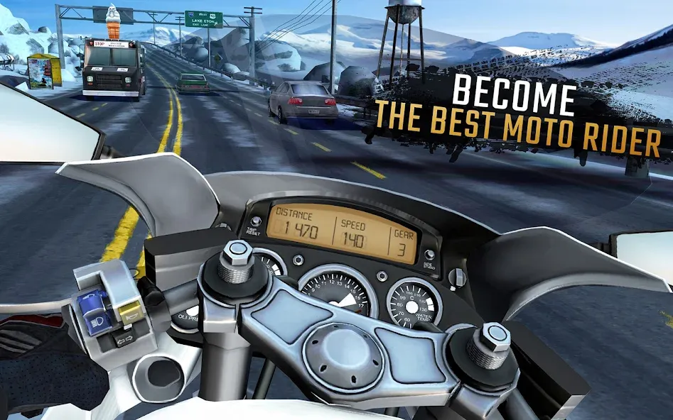 Moto Rider GO: Highway Traffic (Мото Райдер ГО)  [МОД Unlimited Money] Screenshot 5