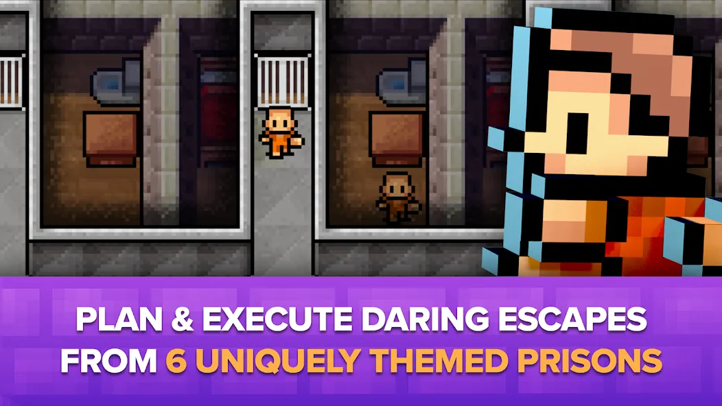 The Escapists: Prison Escape – (Зе Эскейпистс)  [МОД Unlocked] Screenshot 2