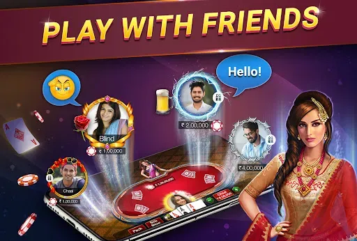 Teen Patti Gold, Rummy & Poker (Тин Патти Голд Кард Гейм)  [МОД Unlocked] Screenshot 5