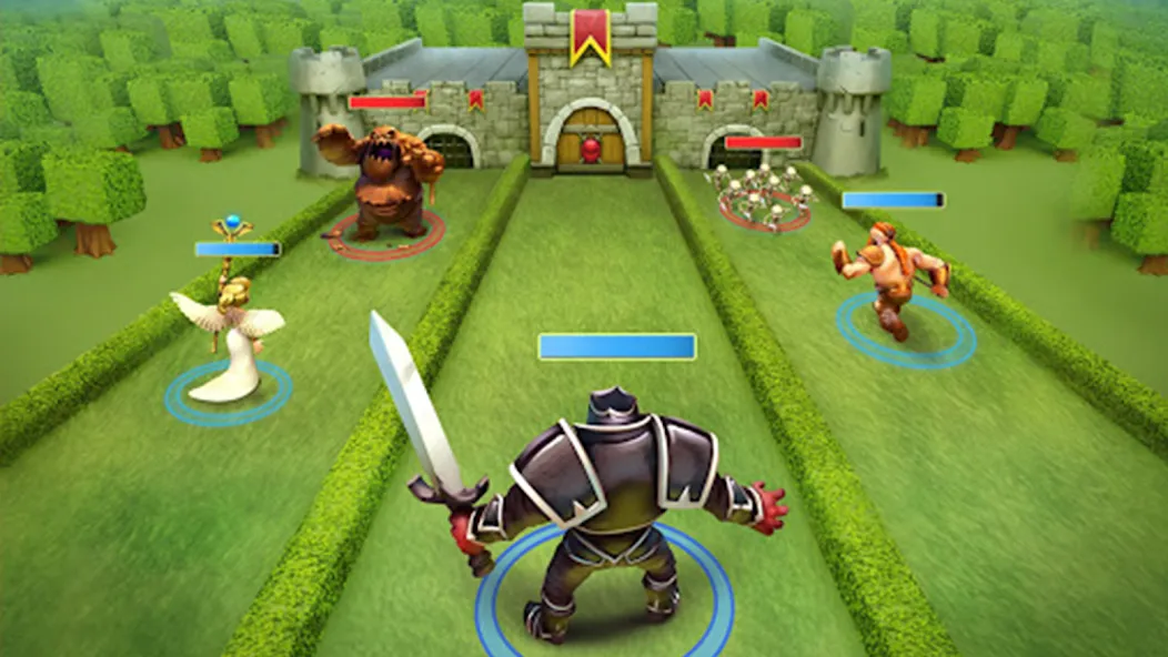 Castle Crush：Epic Battle  [МОД Бесконечные монеты] Screenshot 1