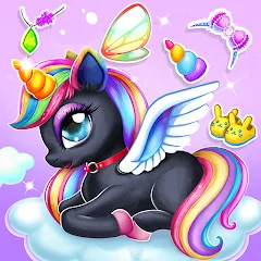 Скачать взлом Unicorn Dress up Girls Game [МОД Бесконечные монеты] на Андроид