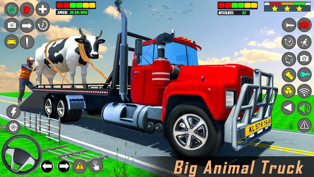 Animal Transport Driving Games (Домашний перевоз игры)  [МОД Много денег] Screenshot 1