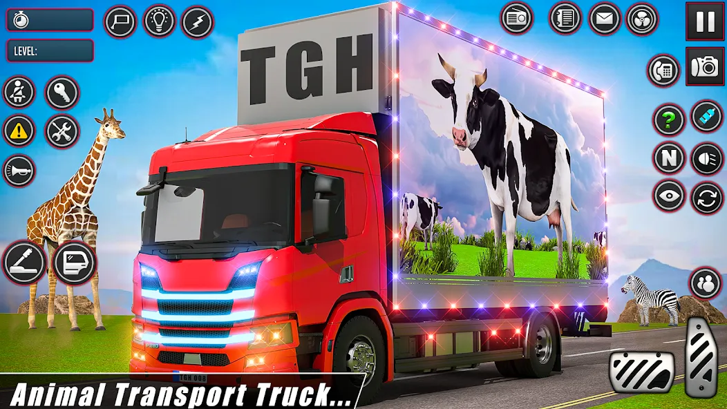 Animal Transport Driving Games (Домашний перевоз игры)  [МОД Много денег] Screenshot 4