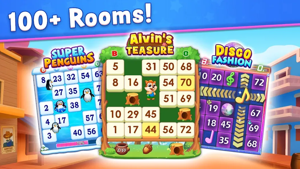 Bingo: Play Lucky Bingo Games (Бинго)  [МОД Unlocked] Screenshot 2