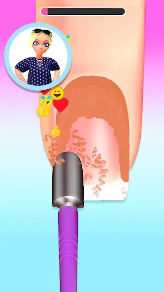 Nail Salon 3D  [МОД Бесконечные деньги] Screenshot 2