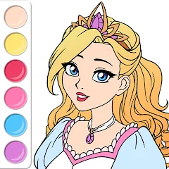 Скачать взлом Princess Coloring Book Game [МОД Mega Pack] на Андроид