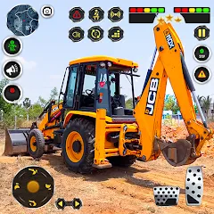 Скачать взлом JCB Excavator Construction 3D [МОД Меню] на Андроид