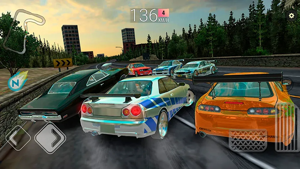 Racing in Car - Multiplayer (Рейсинг ин Кар)  [МОД Unlimited Money] Screenshot 5