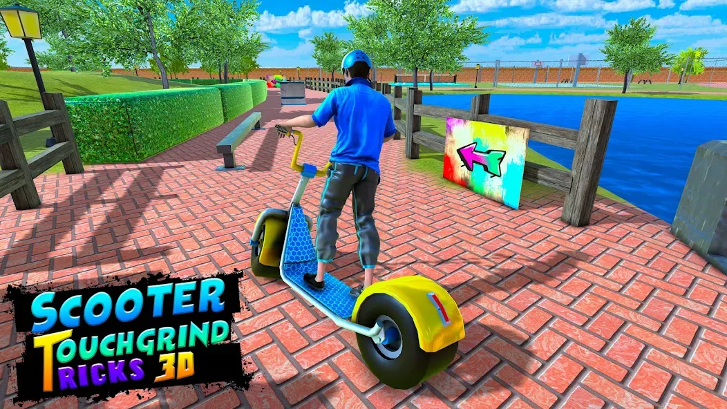 BMX Air Skate Scooter Tricks  [МОД Меню] Screenshot 5