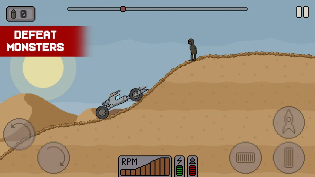 Death Rover: Space Zombie Race (Дэт Ровер)  [МОД Mega Pack] Screenshot 2