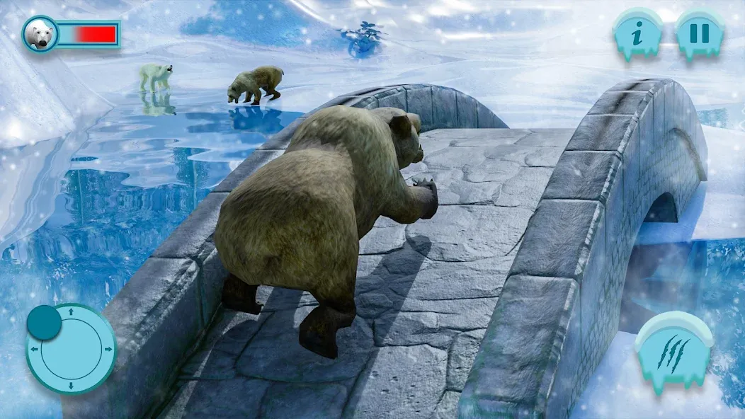 Polar Bear Family Survival  [МОД Mega Pack] Screenshot 1