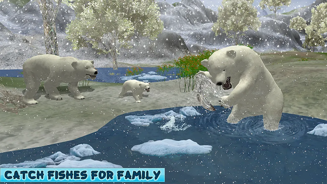 Polar Bear Family Survival  [МОД Mega Pack] Screenshot 4