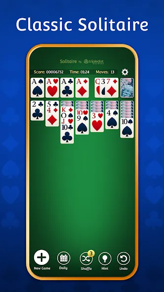 Solitaire: Classic Card Games  [МОД Unlocked] Screenshot 2