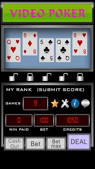 Video Poker (Видео Покер)  [МОД Много монет] Screenshot 5