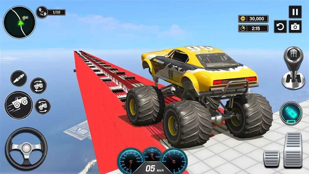 Monster Truck Games- Car Games  [МОД Бесконечные деньги] Screenshot 3