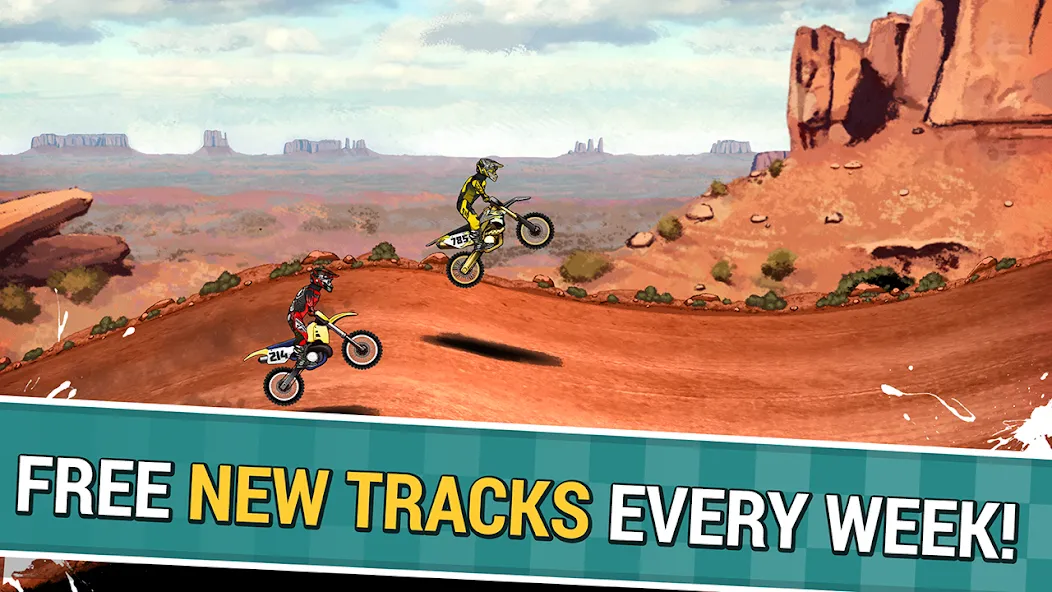 Mad Skills Motocross 2 (Мад Скилс Мотокросс 2)  [МОД Бесконечные деньги] Screenshot 5