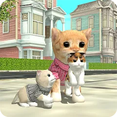 Скачать взлом Cat Sim Online: Play with Cats [МОД Меню] на Андроид