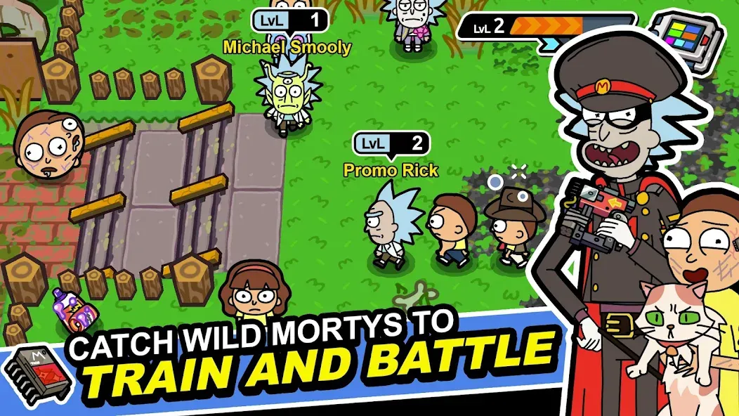 Rick and Morty: Pocket Mortys (Покет Мортис)  [МОД Unlocked] Screenshot 1