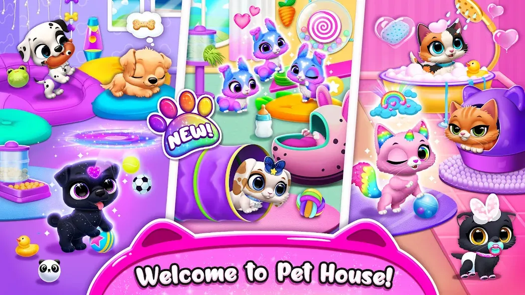 Floof - My Pet House (Флооф)  [МОД Много монет] Screenshot 4