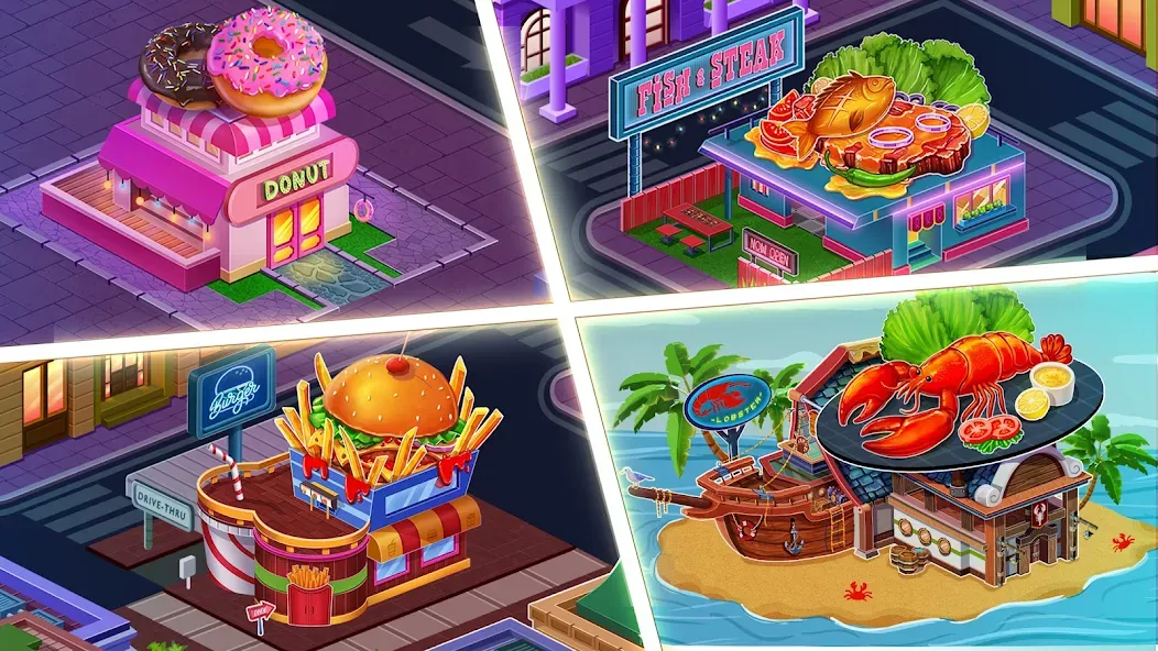 Cooking Max: Restaurant Games (Кукинг Макс)  [МОД Меню] Screenshot 1