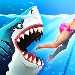 Скачать взлом Hungry Shark World (Хангри Шарк Ворлд) [МОД Menu] на Андроид