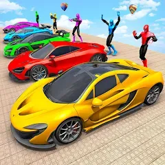 Скачать взлом Mega Ramp Car Games Car Stunts [МОД Menu] на Андроид