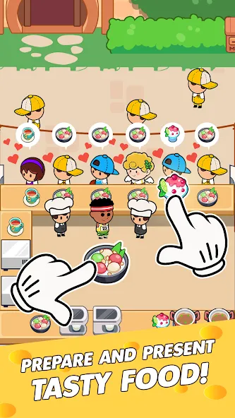 Food Fever: Restaurant Tycoon (Фуд Фивер)  [МОД Много монет] Screenshot 3