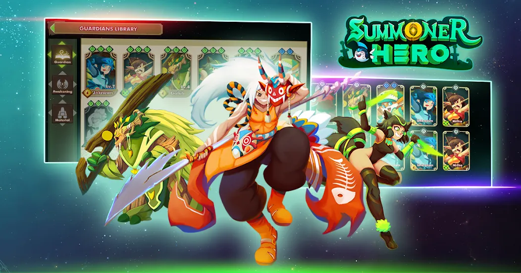 Summoner Hero: Epic Battle (Саммонер Хиро)  [МОД Много денег] Screenshot 4