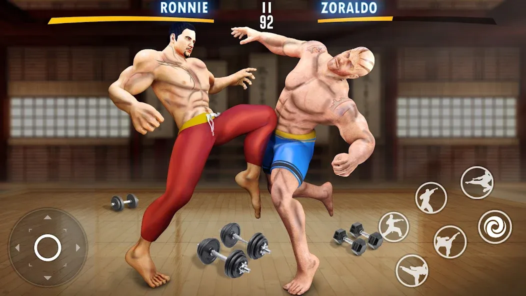 Kung Fu Heros: Fighting Game (упергеройский файтинг Кунгфуигры)  [МОД Много денег] Screenshot 3