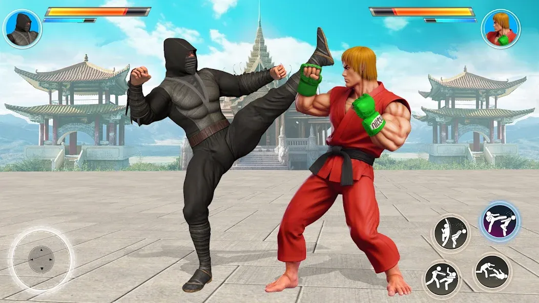 Kung Fu Heros: Fighting Game (упергеройский файтинг Кунгфуигры)  [МОД Много денег] Screenshot 4