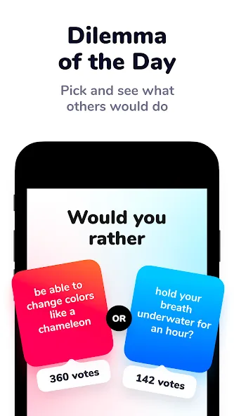 Dilemmaly - Would you rather?  [МОД Menu] Screenshot 4