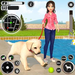 Скачать взлом Dog Simulator Pet Dog Games 3D [МОД Unlimited Money] на Андроид