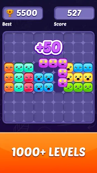 Block Puzzle Game (Блокголоволомка игра)  [МОД Mega Pack] Screenshot 2