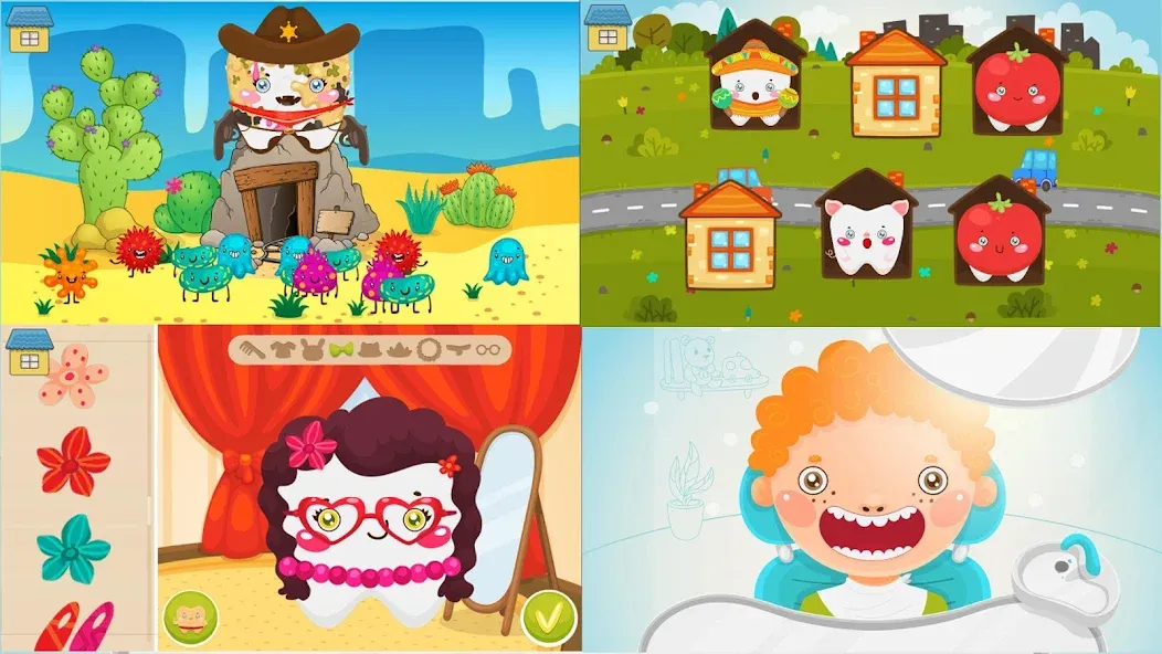 Funny Teeth kids dentist care!  [МОД Mega Pack] Screenshot 4