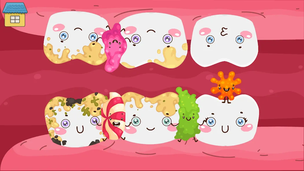 Funny Teeth kids dentist care!  [МОД Mega Pack] Screenshot 5