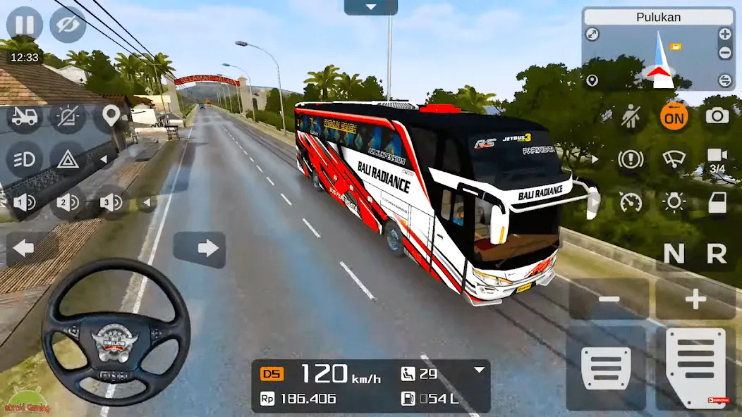 Coach Tourist Bus City Driving  [МОД Много монет] Screenshot 4