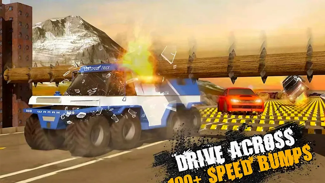 Car Crash Speed Bump Car Games  [МОД Mega Pack] Screenshot 5