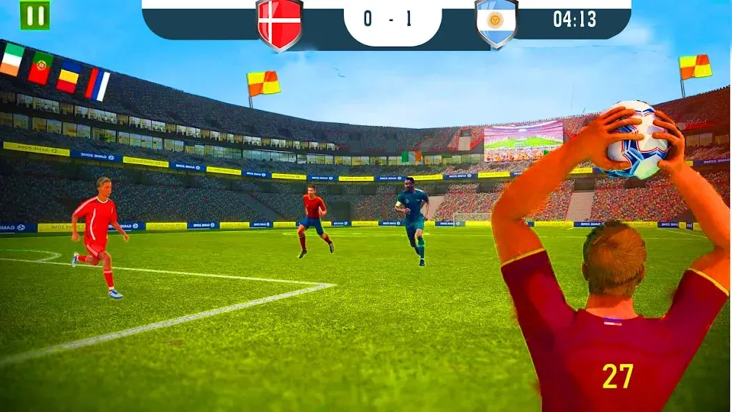 ultimate football game 2024  [МОД Бесконечные монеты] Screenshot 1