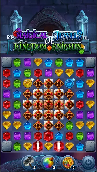 Jewels of Kingdom Knights (Джуэлз оф Кингдом Найтс)  [МОД Меню] Screenshot 4