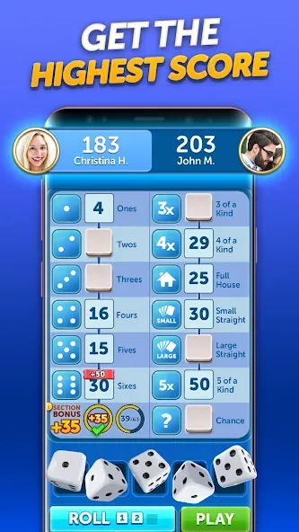 Dice With Buddies™ Social Game (Дайс вместе с друзьями Социальная игра)  [МОД Menu] Screenshot 4