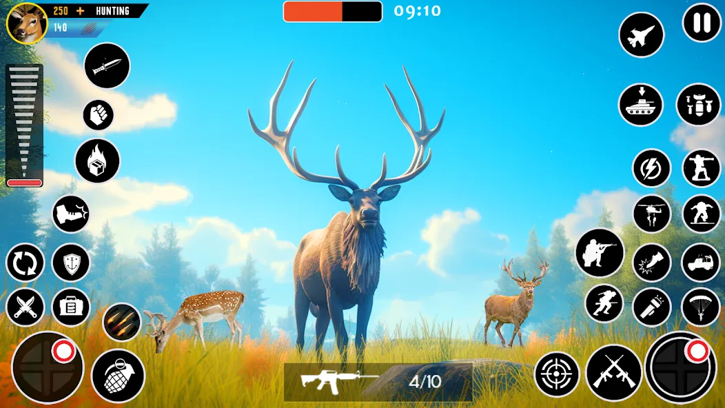 Wild Animal Deer Hunting Games (Охота на диких зверей с оружием  игры)  [МОД Unlimited Money] Screenshot 4