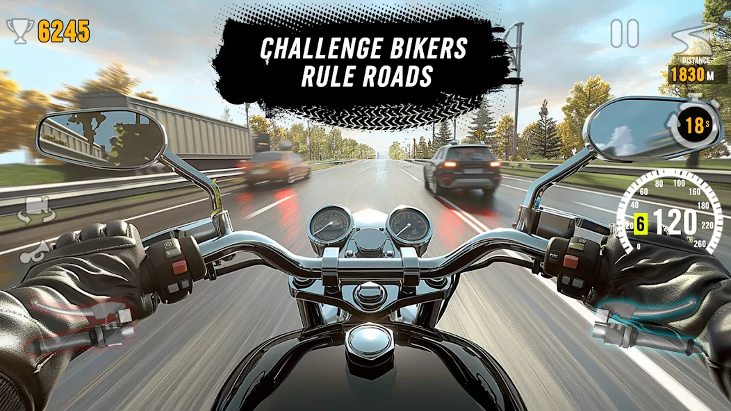 Motor Tour: Biker's Challenge (Мотор Тур)  [МОД Бесконечные монеты] Screenshot 2